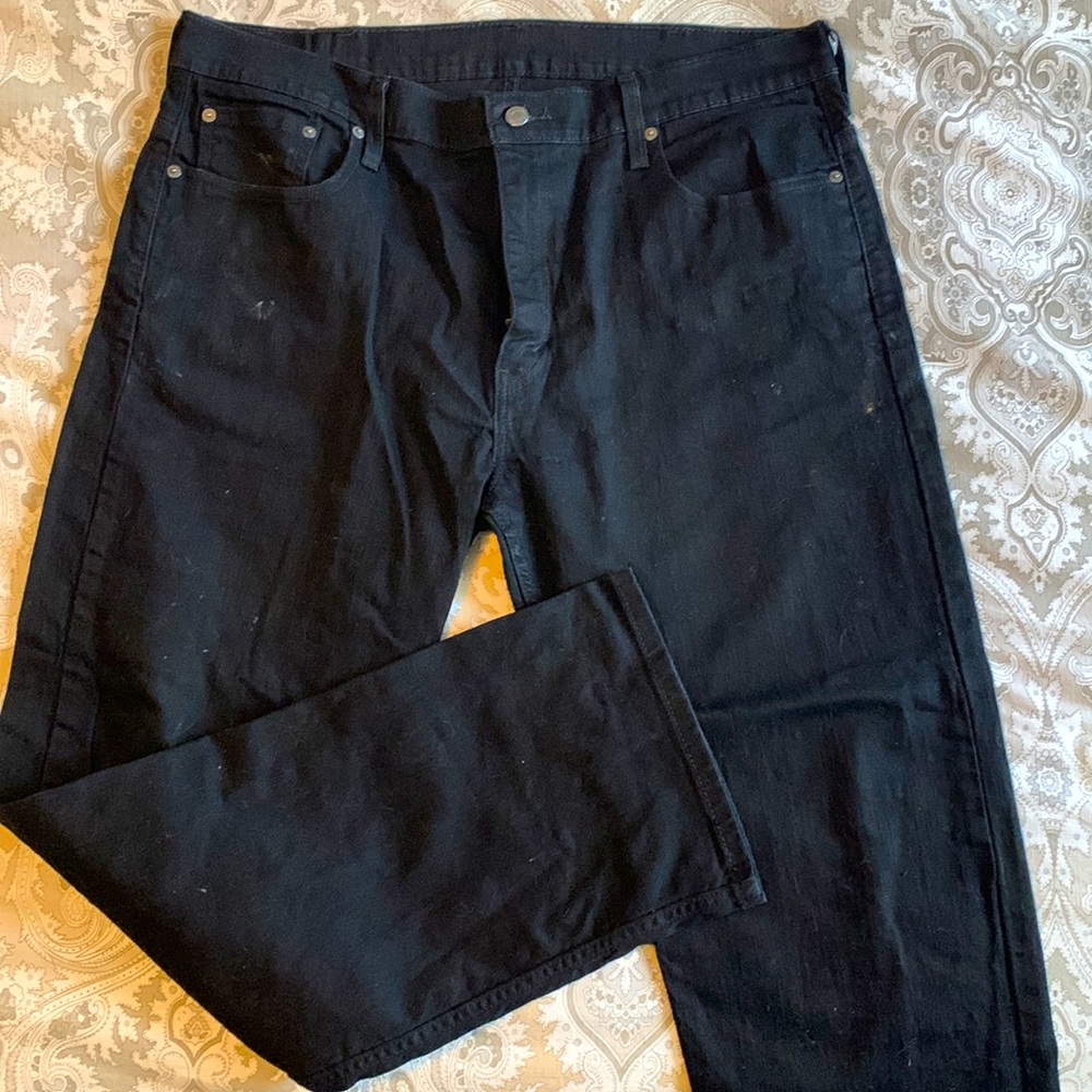 Levi Strauss & co black denim jeans